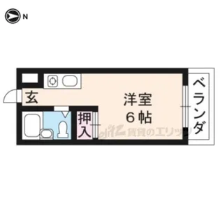 フジキビル【211号室】の間取り