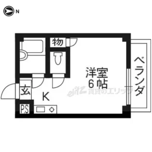 リブカントリー【305号室】の間取り