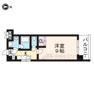 プラネシア星の子京都御所【207号室】の間取り