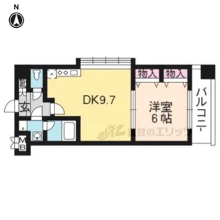 「プラネシア星の子山科三条」【4階】の間取り