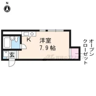 RUFF京町【1階】の間取り