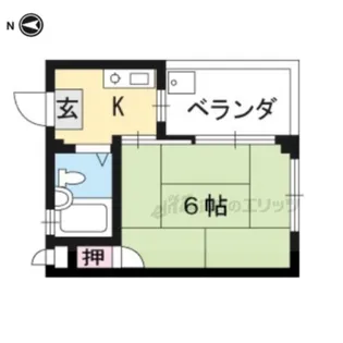 REVE深草【103号室】の間取り