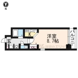 コンシェルジュ京都駅前【3階】の間取り