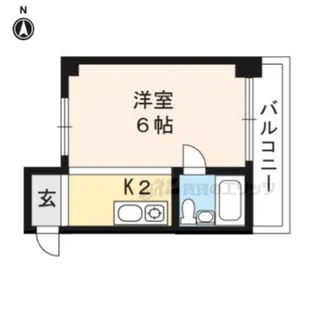 ダイエー第7ビル【503号室】の間取り