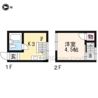 メゾン五友【3号室】の間取り