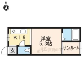 COMFORT16【208号室】の間取り