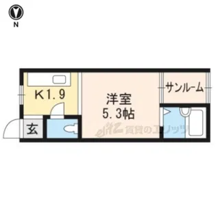 COMFORT16【202号室】の間取り