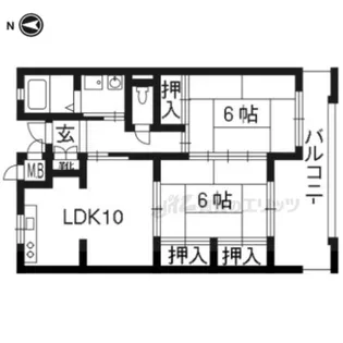 コンフォート出水【306号室】の間取り