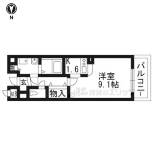 メゾンジェルメ【1階】の間取り