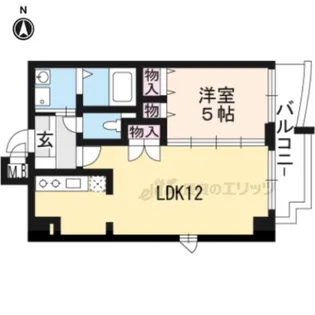 サムティ京都二条【6階】の間取り