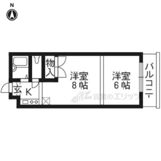 Tiffany Heights【101号室】の間取り