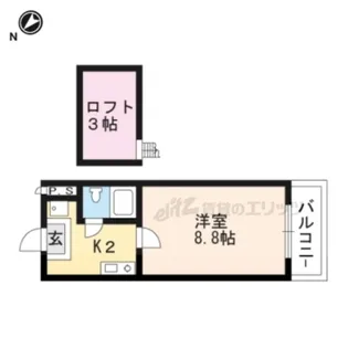 ラ・コート南笠N棟【403号室】の間取り