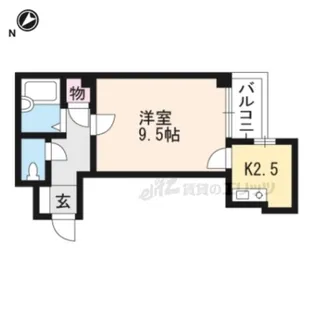 Ampleur【403号室】の間取り