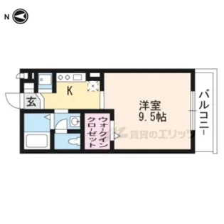 アーバンシャルト【101号室】の間取り