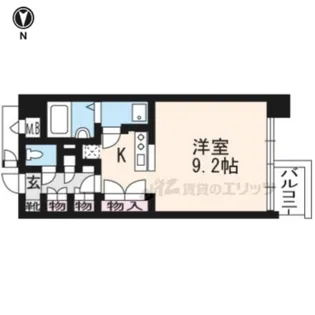 第47長栄フォルム御幸町【408号室】の間取り