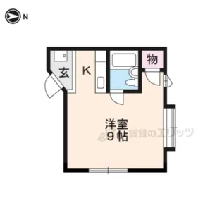 グランバリュー下鴨東【401号室】の間取り