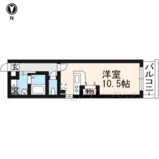 サンパーク五條【204号室】の間取り