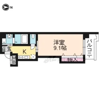 Tsukamoto【603号室】の間取り