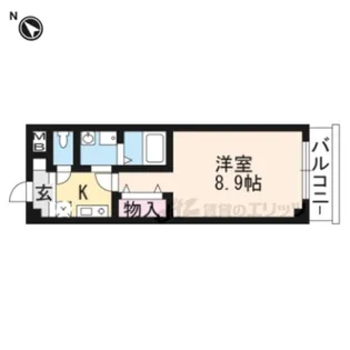 ボヌール S【10階】の間取り