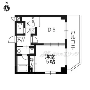 智恵光院ハイツ【302号室】の間取り