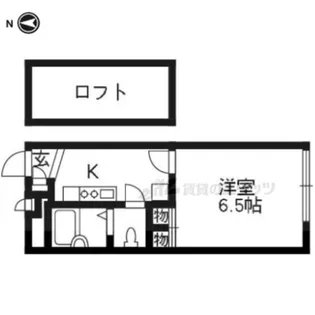 レオパレスかどの【1階】の間取り