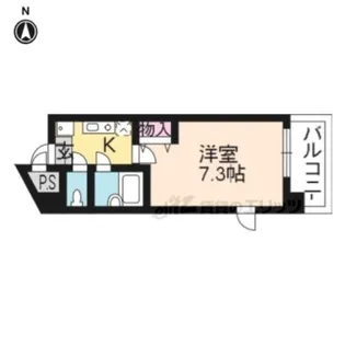 グレースヒル大枝【401号室】の間取り