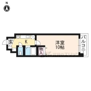 ハウスセゾン両替町【3階】の間取り