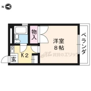 ふゆうマンション【1階】の間取り