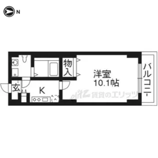 プリモフィオーレ室町【402号室】の間取り