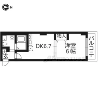 プリモフィオーレ室町【501号室】の間取り