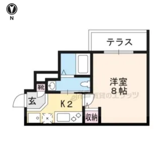 RESTA’87【102号室】の間取り