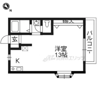 レジデンスKAK【101号室】の間取り
