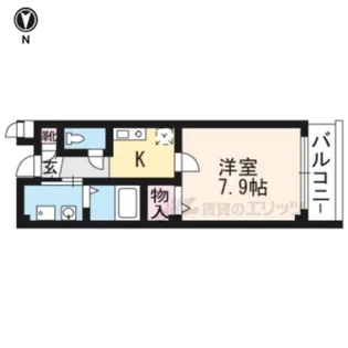 ロ・クレール【3階】の間取り