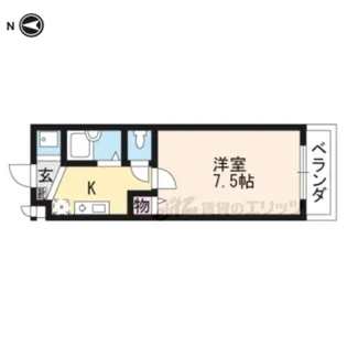 コンフォートヴィレッジ内田【108号室】の間取り