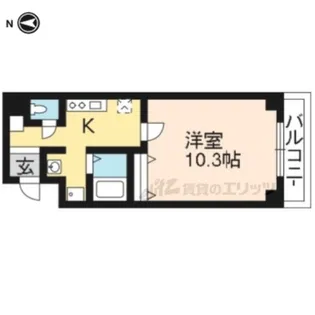 PAL西円町【4階】の間取り