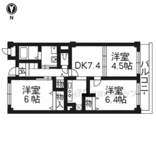 ヴィラ・アルシオーネ【2階】の間取り