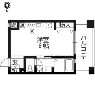 BREAD GARDEN【502号室】の間取り