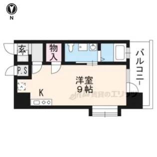 レジュールアッシュ清水【205号室】の間取り