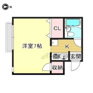 マコー北山【2階】の間取り