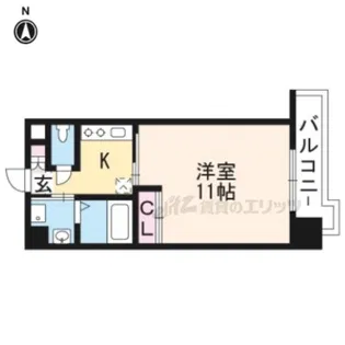 ヴァンボヌール【704号室】の間取り