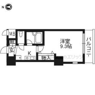 デ・リード&サンヴェール桂川東【211号室】の間取り