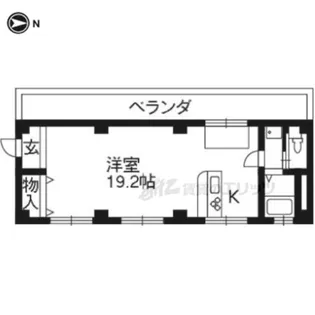 プラザビル【004F号室】の間取り