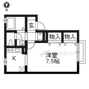 プレミール・ルナ【2階】の間取り