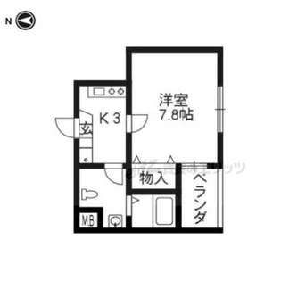 ビエント【304号室】の間取り