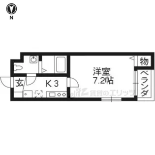 ビエント【202号室】の間取り