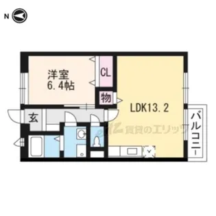メゾンエスポワールⅡ【2階】の間取り