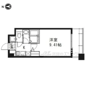 「レジディア京都駅前」【4階】の間取り