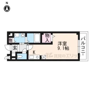 セイバリー東矢倉【1階】の間取り