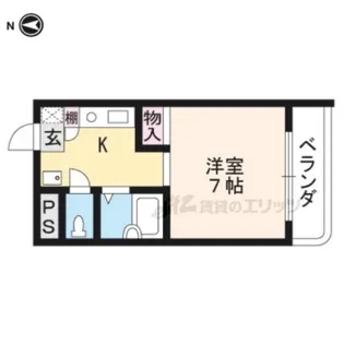 バンブスドルフ【105号室】の間取り