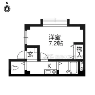 1Kの間取り画像